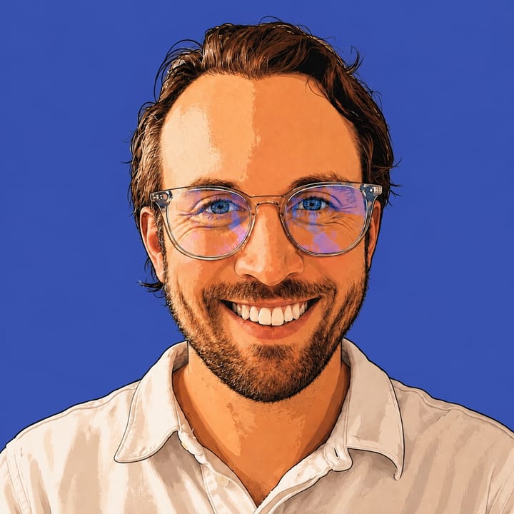 Illustrated portrait of Korab Eland